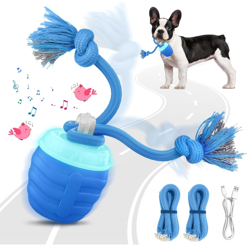 Automatic Moving Dog Ball - Mainan Anjing Interaktif Otomatis 2026 yang