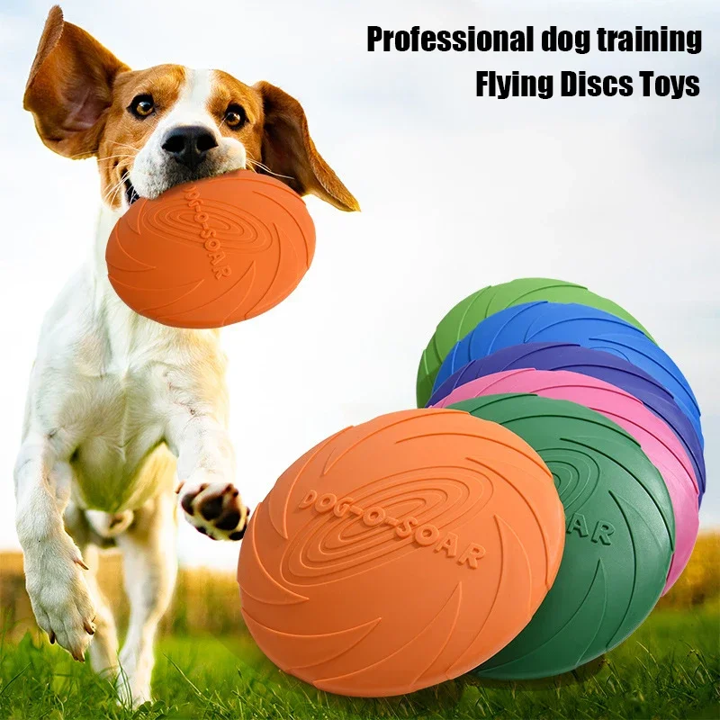 Flying Disc Dog Training Toy - Mainan Piring Terbang untuk Anjing Berbulu