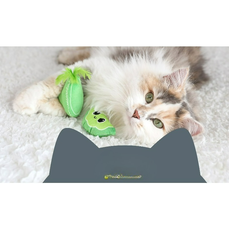 Catnip Interactive Plush Mouse - Mainan Kucing Berbentuk Tikus dengan Isi