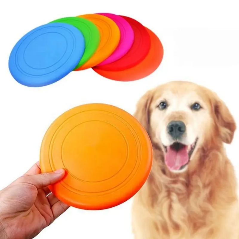 Mainan berupa cakram terbang d - Flying Disc Dog Training Toy ulasan dan harga