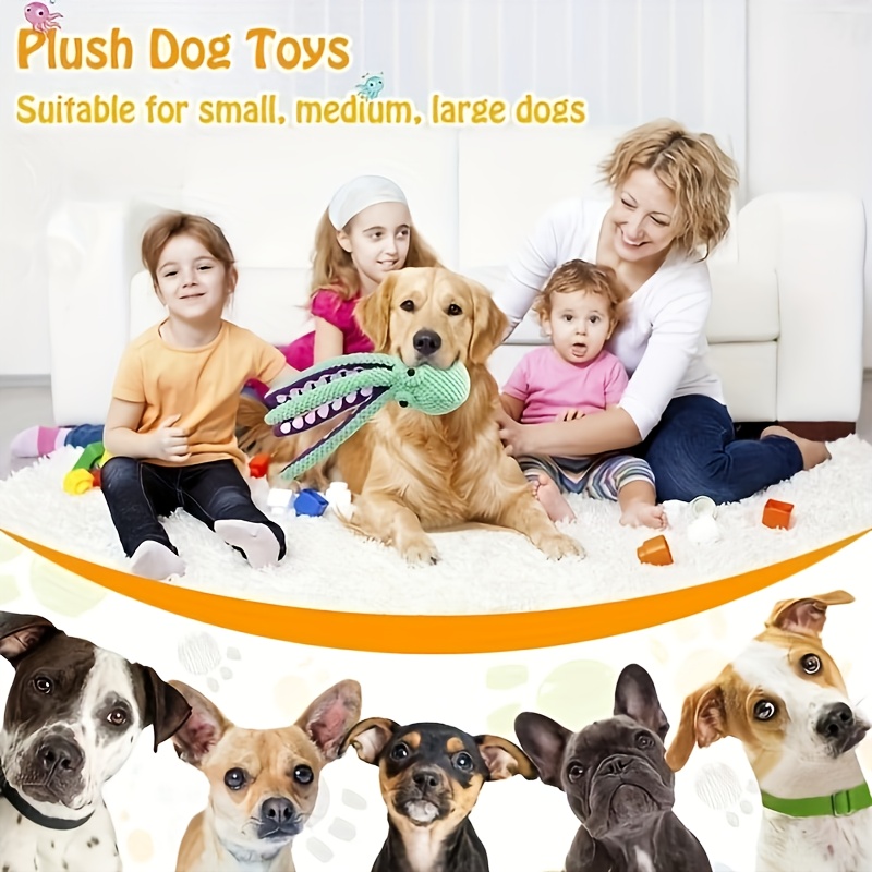 Mainan Anjing Berbentuk Gurita - Indestructible Dog Chew Toy ulasan dan harga