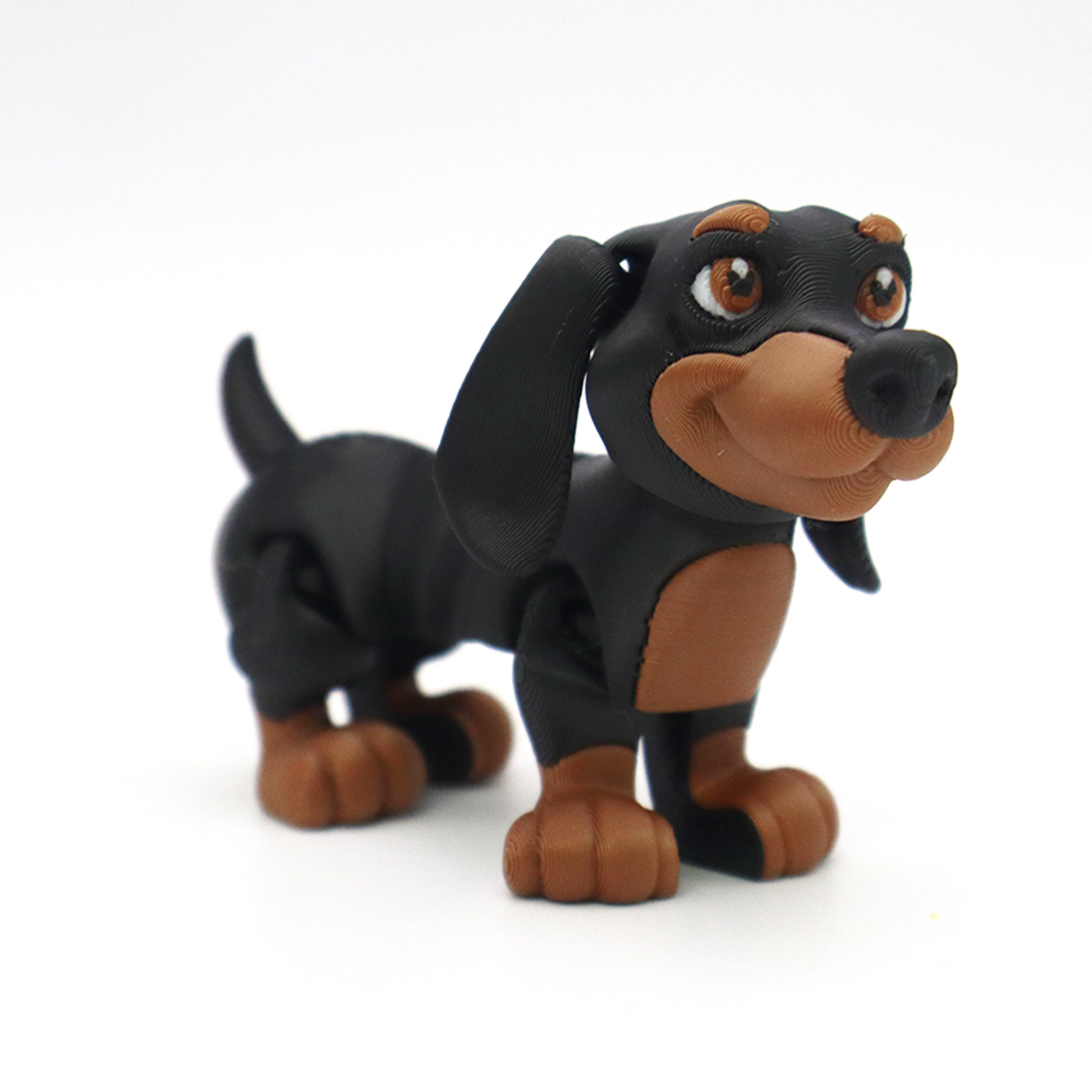 Model Hewan Anjing 3D Print un - Interactive Squeaky Plush Dog Toy ulasan dan harga