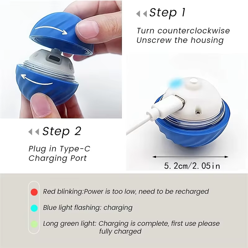 Bola Mainan Anjing Interaktif  - Automatic Moving Dog Ball ulasan dan harga