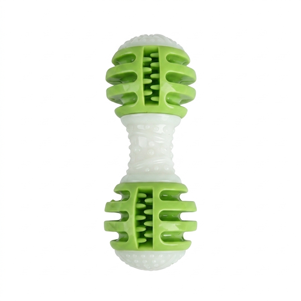 Mainan Anjing dari Karet TPR u - Rubber Treat Dispensing Dog Toy ulasan dan harga