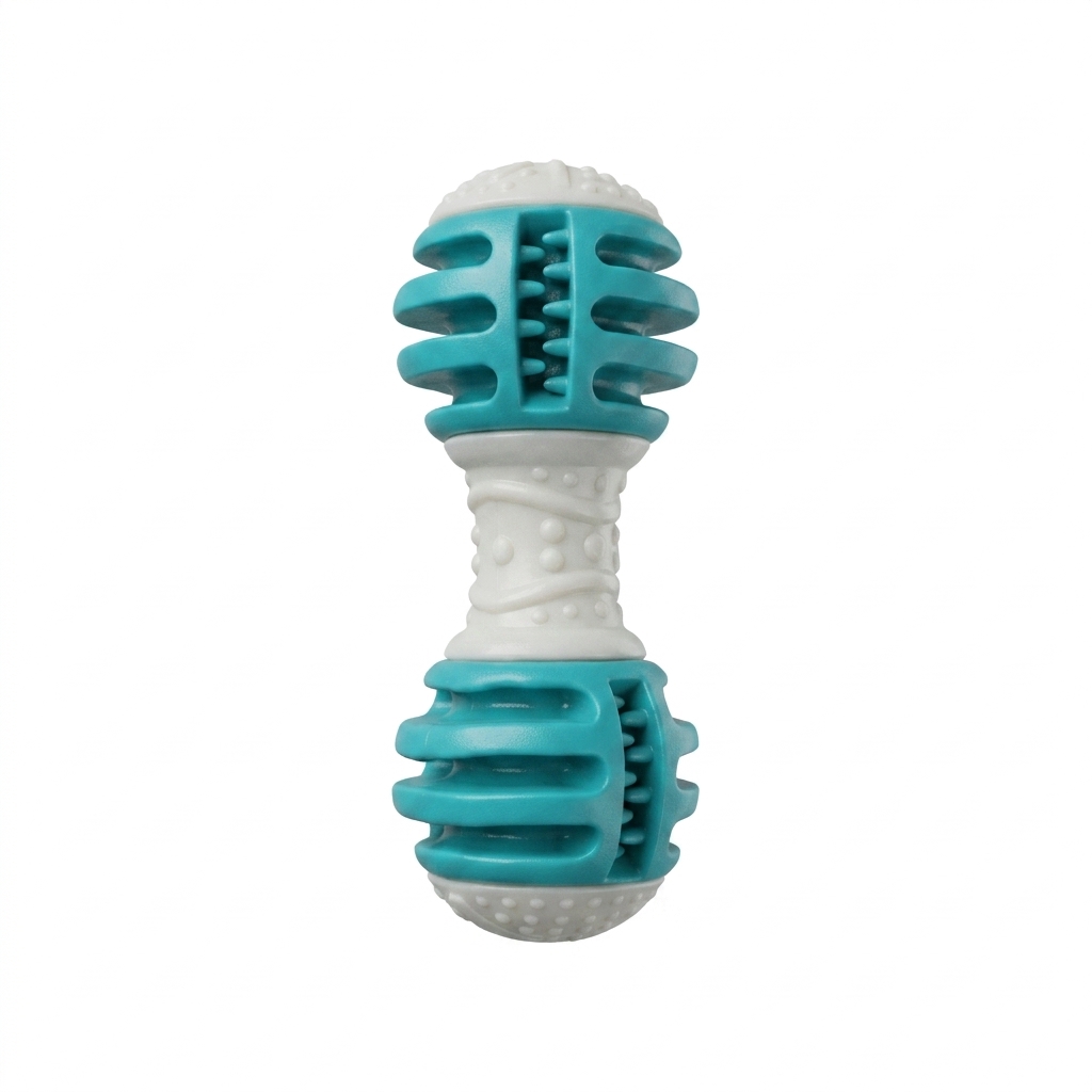 Mainan Anjing dari Karet TPR u - Rubber Treat Dispensing Dog Toy ulasan dan harga