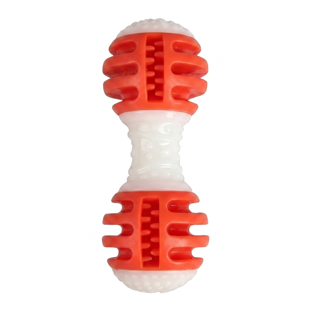 Mainan Anjing dari Karet TPR u - Rubber Treat Dispensing Dog Toy ulasan dan harga