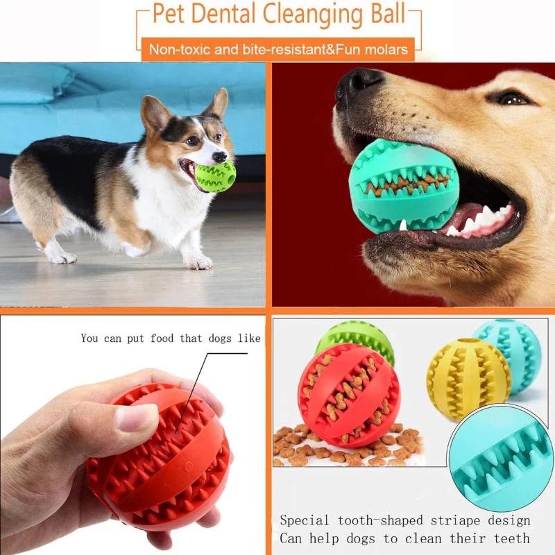 1/2 Buah Bola Mainan Anjing Bo - Indestructible Dog Chew Toy ulasan dan harga